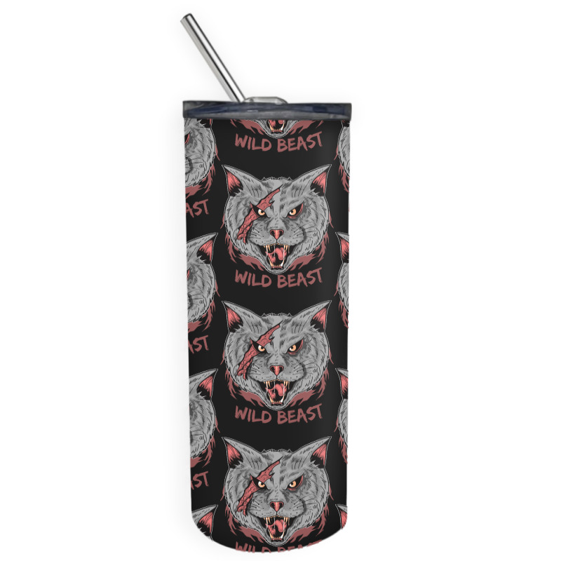 Wild Cat T  Shirt Wild Cat T  Shirt Skinny Tumbler | Artistshot