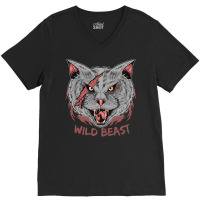 Wild Cat T  Shirt Wild Cat T  Shirt V-neck Tee | Artistshot