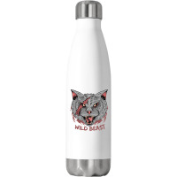 Wild Cat T  Shirt Wild Cat T  Shirt Stainless Steel Water Bottle | Artistshot