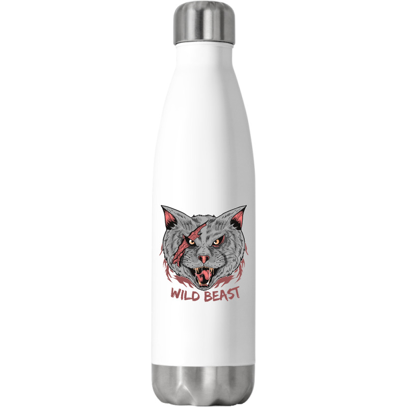 Wild Cat T  Shirt Wild Cat T  Shirt Stainless Steel Water Bottle | Artistshot