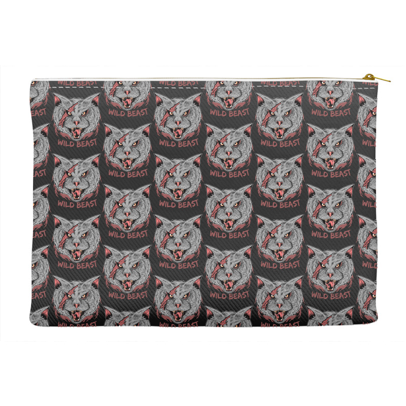 Wild Cat T  Shirt Wild Cat T  Shirt Accessory Pouches | Artistshot