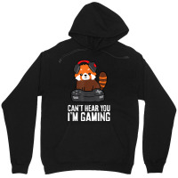 Red Panda Gaming Can't Hear You I'm Gaming Red Panda Unisex Hoodie | Artistshot