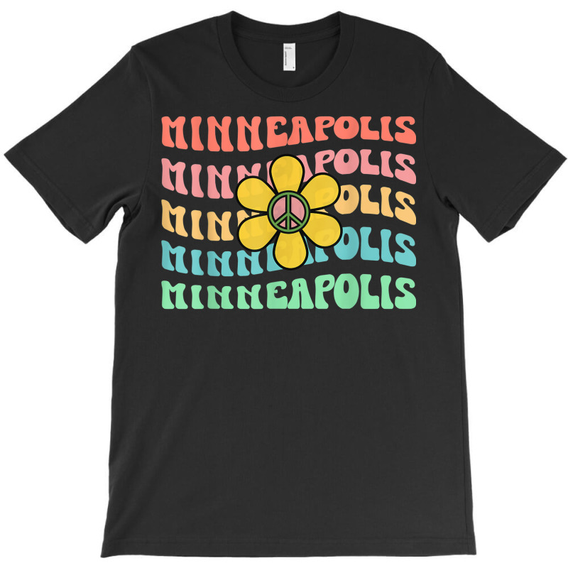 Minneapolis A Minnesota Retro Groovy T-shirt | Artistshot