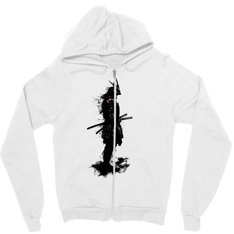 Armored Samurai Zipper Hoodie | Artistshot