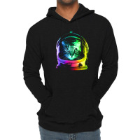 Astronaut Cat Lightweight Hoodie | Artistshot