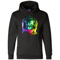 Astronaut Cat Champion Hoodie | Artistshot