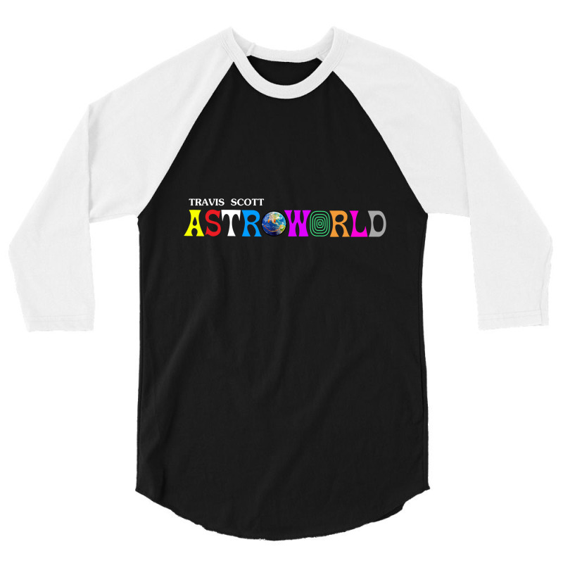 Astroworld Travis Scott 3/4 Sleeve Shirt | Artistshot