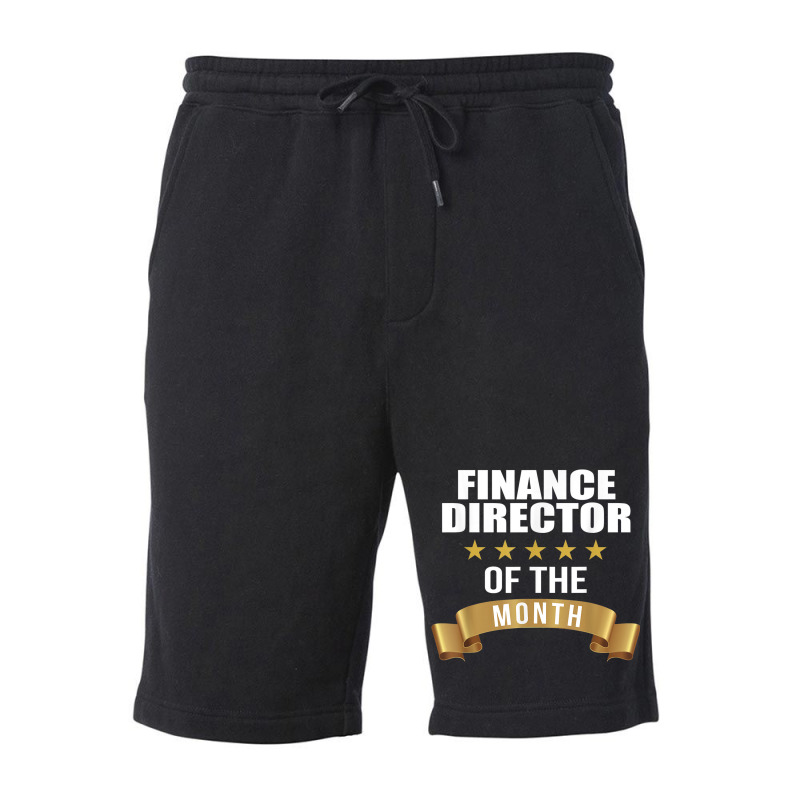 Finance Director Employee Of The Month Fleece Short | Artistshot