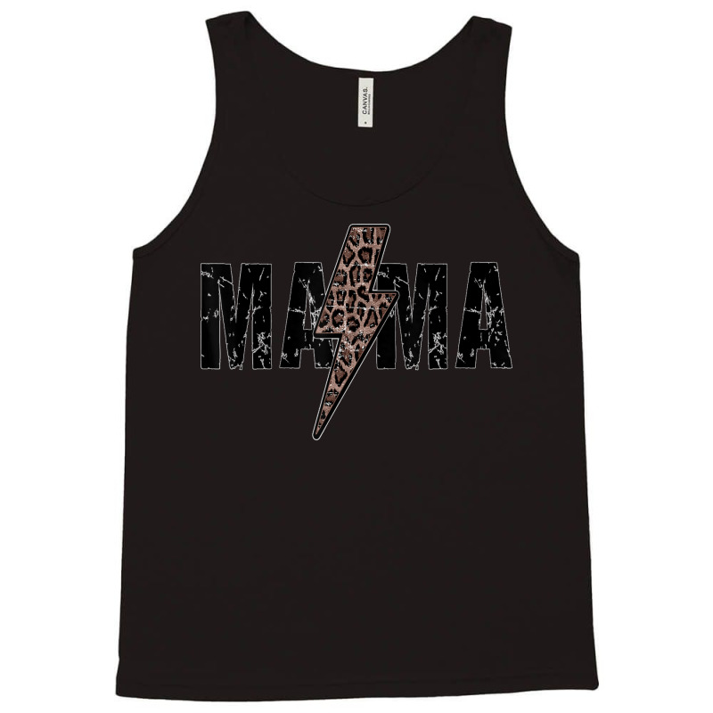 Mama Lightning Bolt Leopard Cheetah Print Mother's Day Tank Top by MICHAELFRANCISSMITH | Artistshot