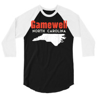 Gamewell North Carolina Usa State America Travel 3/4 Sleeve Shirt | Artistshot