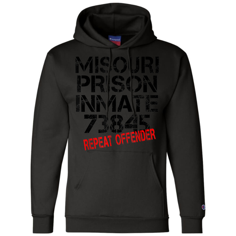 Halloween Missouri Prisoner Party Costume Tshirt Champion Hoodie | Artistshot