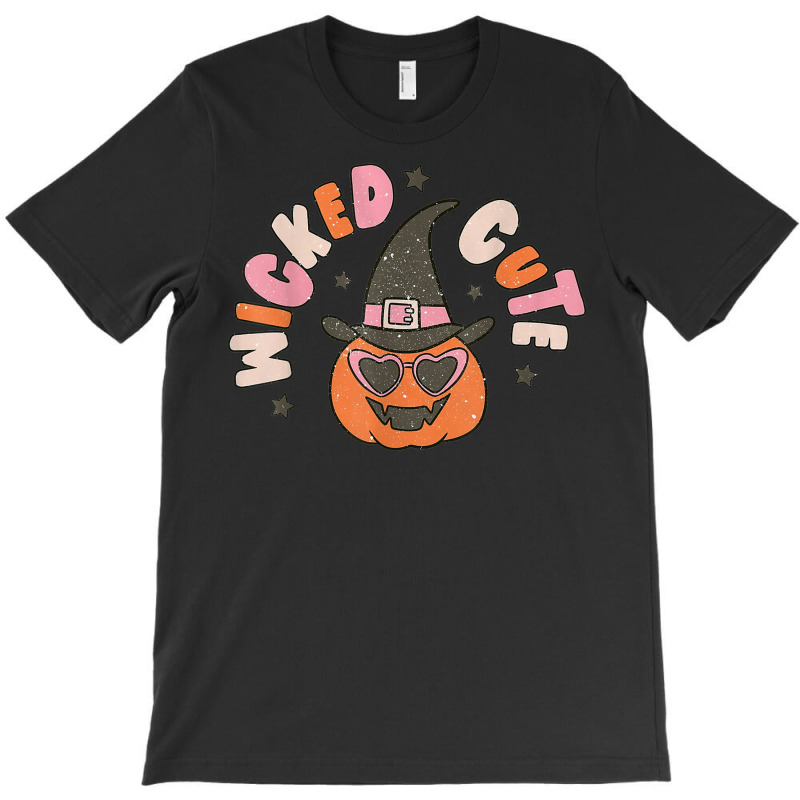 Retro Groovy Floral Ghost Funny Halloween Wicked Cute T-shirt | Artistshot