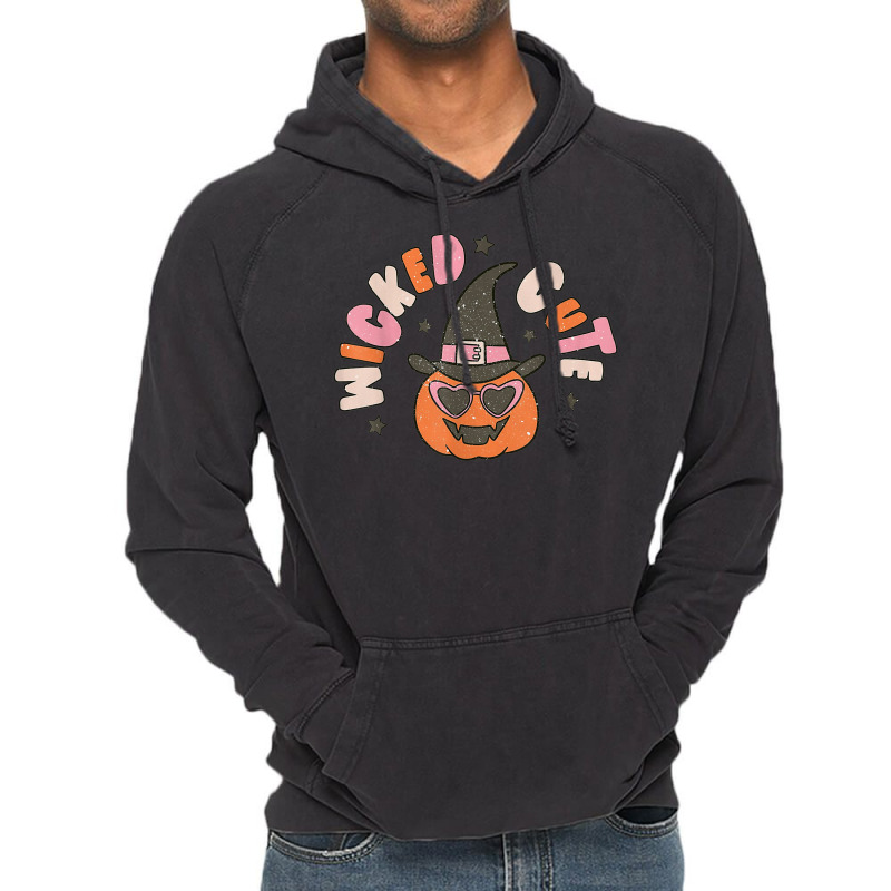 Retro Groovy Floral Ghost Funny Halloween Wicked Cute Vintage Hoodie | Artistshot