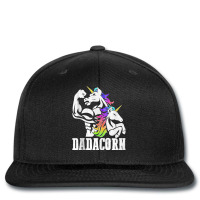 Manly Unicorn Muscle Dad And Daughter Dadacorn Fathers Day Tank Top Printed Hat | Artistshot