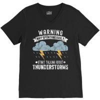 Storm Chaser Thunderstorm Storm Chasing Tornado V-neck Tee | Artistshot