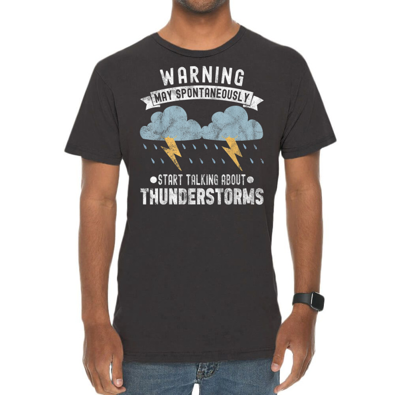 Storm Chaser Thunderstorm Storm Chasing Tornado Vintage T-Shirt by Uniform | Artistshot