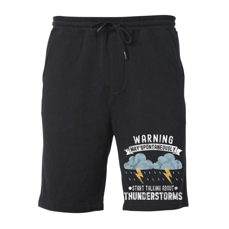 Storm Chaser Thunderstorm Storm Chasing Tornado Fleece Short by Uniform | Artistshot