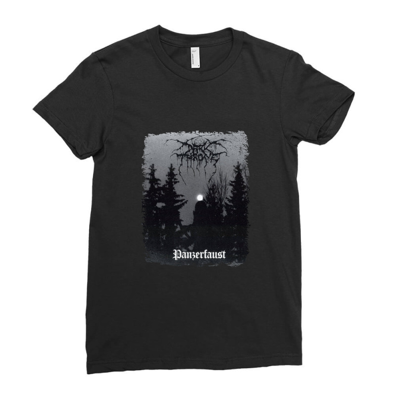 Darkthrone - Panzerfaust - Album Cover Ladies Fitted T-Shirt by cm-arts | Artistshot