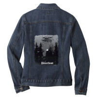 Darkthrone - Panzerfaust - Album Cover Ladies Denim Jacket | Artistshot