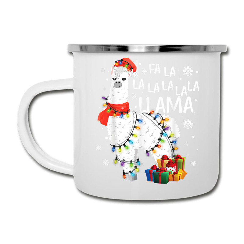 Fa La La Llama Funny Christmas Christmas Lllama Lover Camper Cup | Artistshot