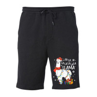 Fa La La Llama Funny Christmas Christmas Lllama Lover Fleece Short | Artistshot