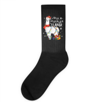 Fa La La Llama Funny Christmas Christmas Lllama Lover Socks | Artistshot