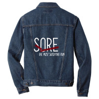 Sore. The Most Satisfying Pain Men Denim Jacket | Artistshot