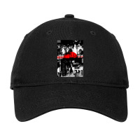 Urban City Silhouetted Tonal Black & White Graphic Adjustable Cap | Artistshot