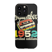 70th Birthday September 1952 Retro Cassette Limited Edition Iphone 13 Pro Case | Artistshot