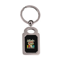 70th Birthday September 1952 Retro Cassette Limited Edition Silver Rectangle Keychain | Artistshot