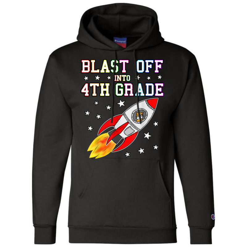 4th Grade Rocket Champion Hoodie by Color | Artistshot