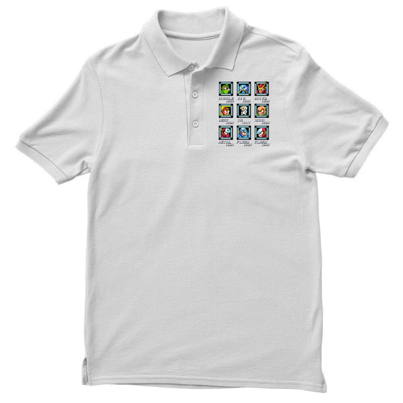 Nes Retro Video Game Mega Man Bosses Duvet Shirt Mug Sweater Men's Polo Shirt by CAROLEEGRAY | Artistshot