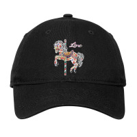 Carousel Horse Vintage Illustration Quilting Style Shirt. 161 Adjustable Cap | Artistshot