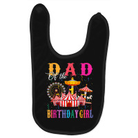 Dad Of The Birthday Girl Ringmaster Circus Birthday Party Baby Bibs | Artistshot