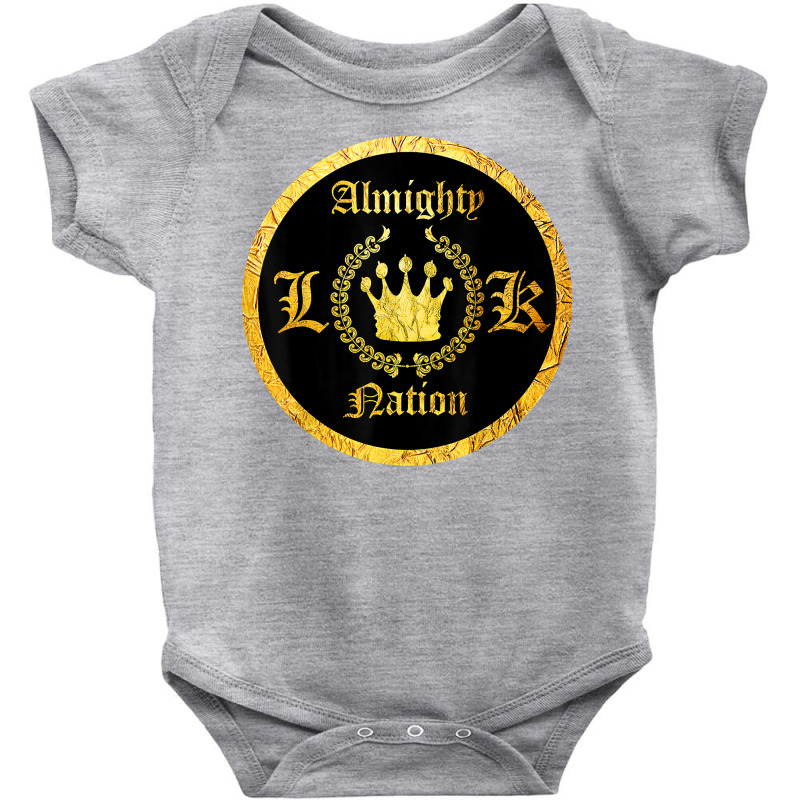 Almighty Lk Nation Latin Kings T Shirt Baby Bodysuit by cm-arts | Artistshot