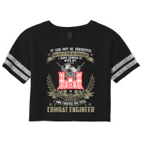 It Can Not Be Inherited Nor Purchased, Combat Engineer Scorecard Crop Tee | Artistshot