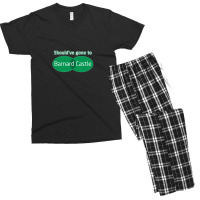 Barnard Castle Dominic Cummings Joke Men's T-shirt Pajama Set | Artistshot