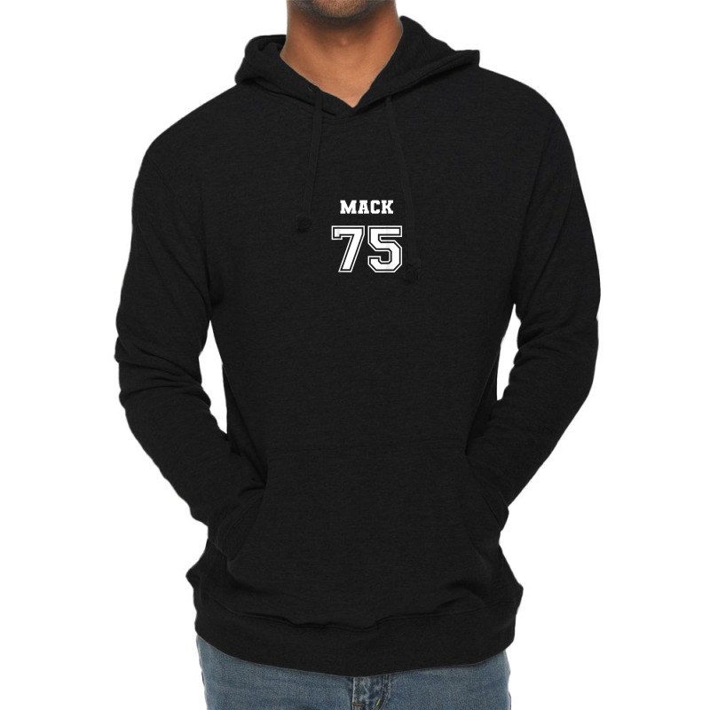 Jersey Style Mack Name Nickname 1975 75 Birthday Lightweight Hoodie by Complete | Artistshot