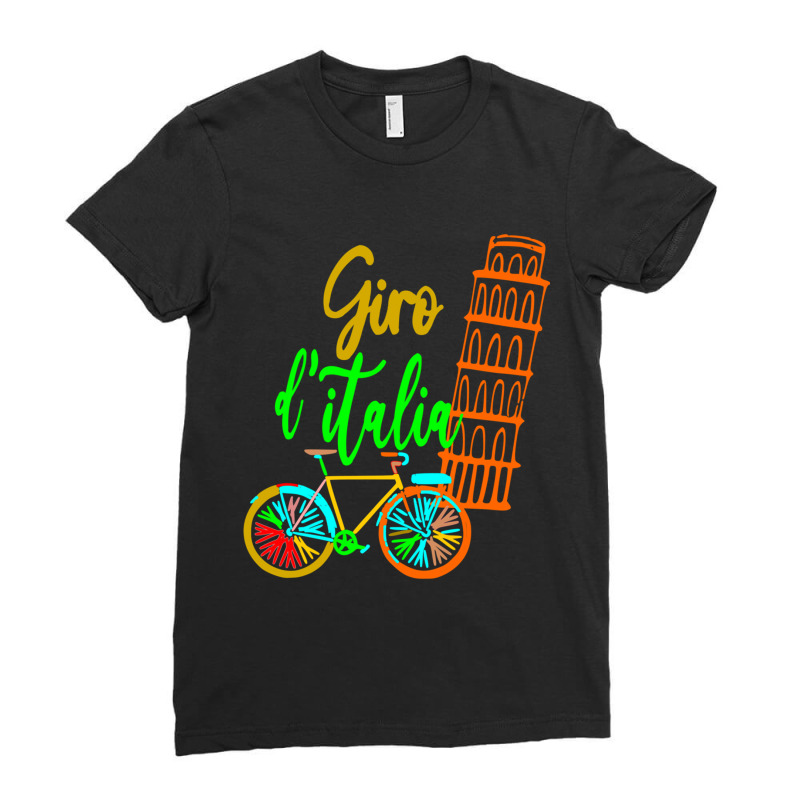 Giro D_italia- Cycling Ladies Fitted T-Shirt by cm-arts | Artistshot