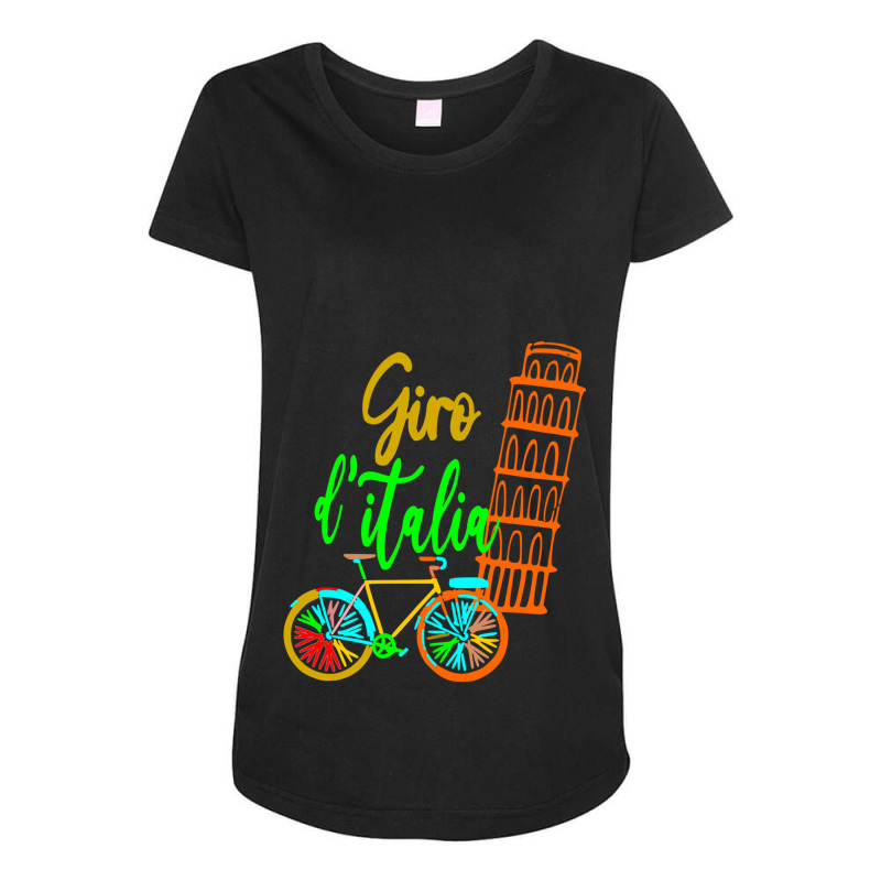 Giro D_italia- Cycling Maternity Scoop Neck T-shirt by cm-arts | Artistshot