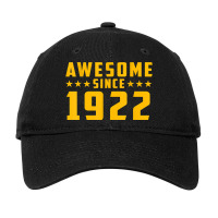 Awesome Since 1922 Birthday Adjustable Cap | Artistshot