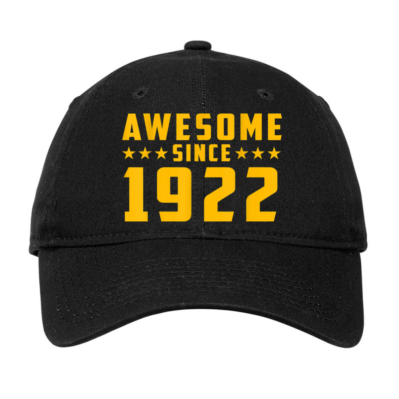 Awesome Since 1922 Birthday Adjustable Cap | Artistshot