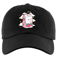 Cute Milkshake Kawaii Japanese Strawberry Milk Shake Carton Kids Cap | Artistshot