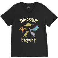 Dinosaur V-neck Tee | Artistshot