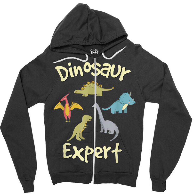 Dinosaur Zipper Hoodie | Artistshot