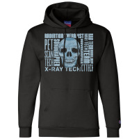 X Ray Tech Skull Skulls Technologist Radiology Technician Champion Hoodie | Artistshot