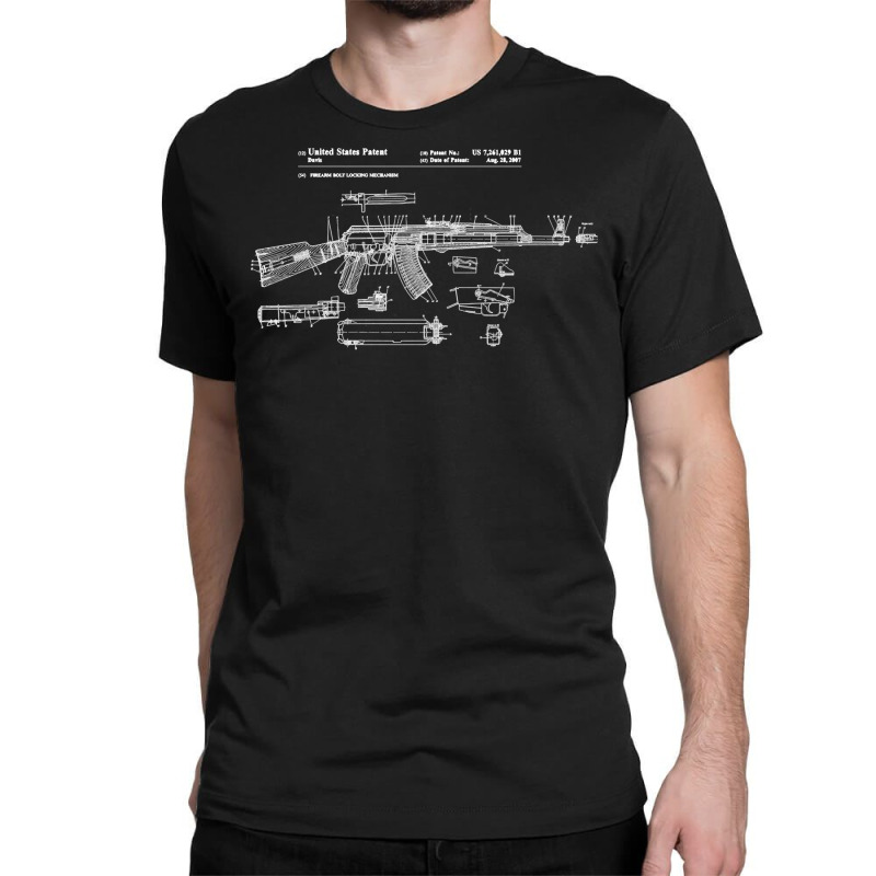 Soviet Kalashnikov Ak 47 Vintage Ussr Russian Rifle Gun Cccp Pullover Classic T-shirt by cm-arts | Artistshot