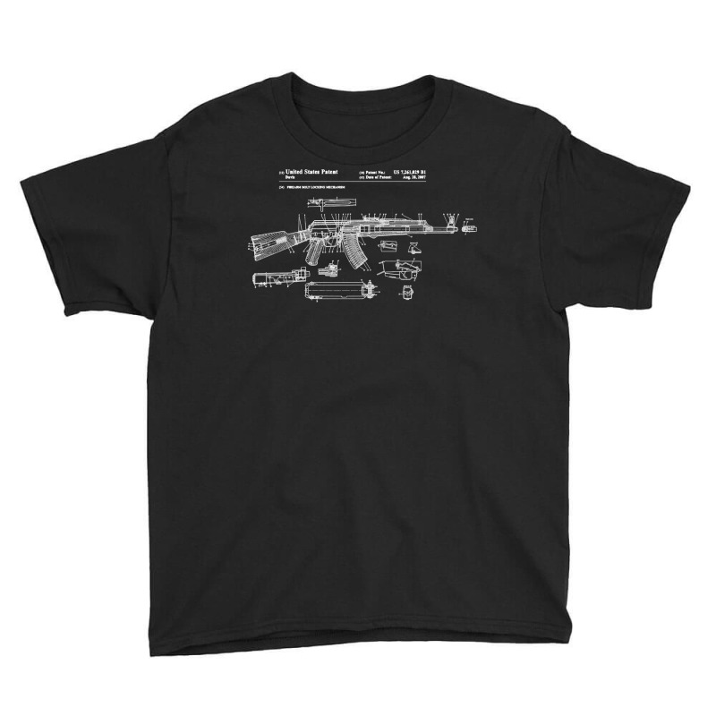 Soviet Kalashnikov Ak 47 Vintage Ussr Russian Rifle Gun Cccp Pullover Youth Tee by cm-arts | Artistshot