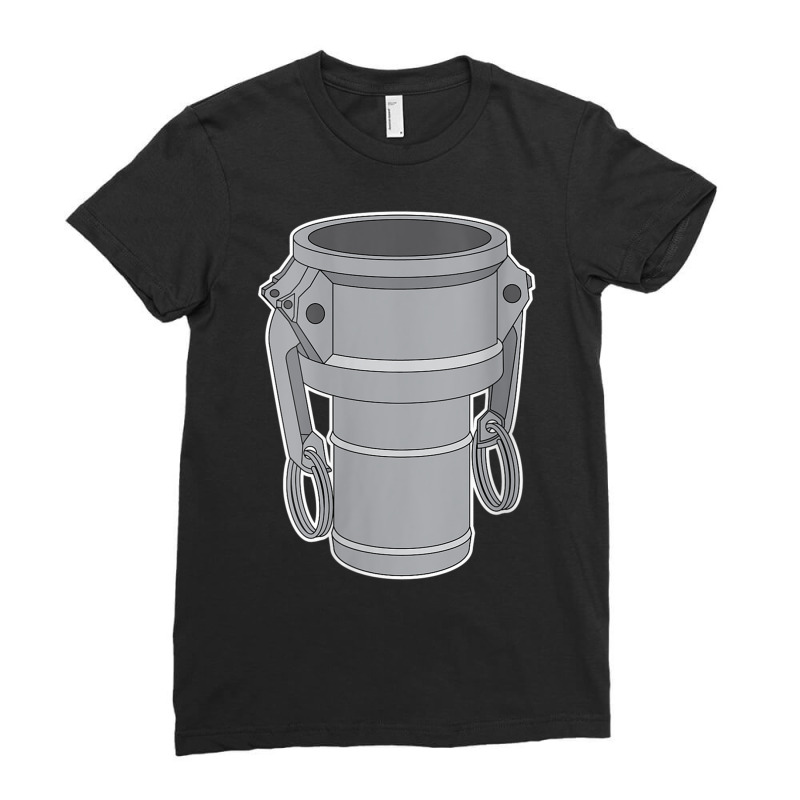 Womens Homebrew Fittings Halloween Costume Female Camlock Type C V Nec Ladies Fitted T-Shirt by cm-arts | Artistshot