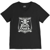 Black Death Malt Liquor V-neck Tee | Artistshot